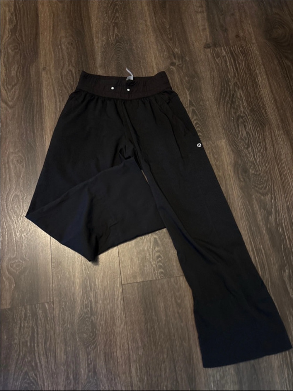 lululemon athletica Black Women's Wide-Leg Lounge Pants